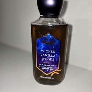 Bath & Body Works Wicked Vanilla Woods Body Wash 10 oz NEW